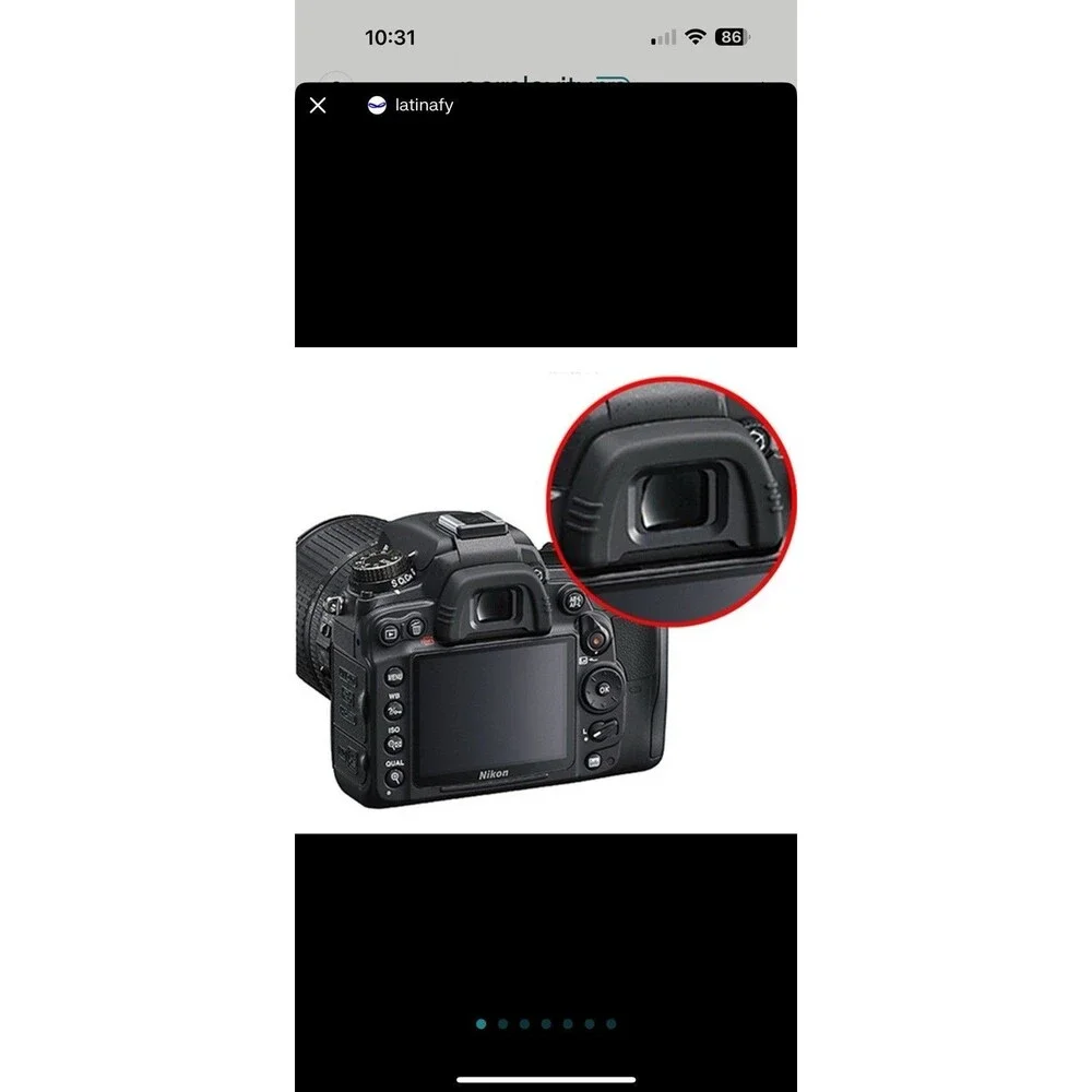 Rubber Eyecup DK-21 for Nikon D7000 D300 D300S D90 D80 D200 D70S D60 D50
